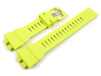 Uhrenarmband Casio Resin gelb für GBA-800-9A