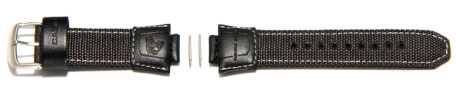 Uhrenarmband Casio für AMW-700B,AMW-700,Textil/Leder,schw.