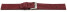 Veganes Schnellwechsel Uhrenarmband aus Kork bordeaux 22mm Schwarz