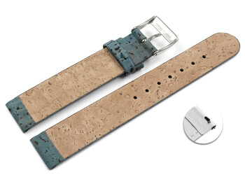 Veganes Schnellwechsel Uhrenarmband aus Kork Pavone 12mm Stahl