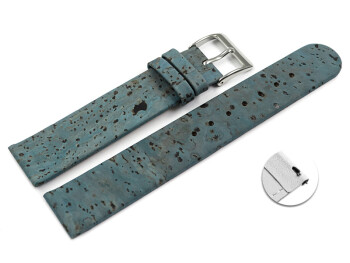 Veganes Schnellwechsel Uhrenarmband aus Kork Pavone 22mm Stahl