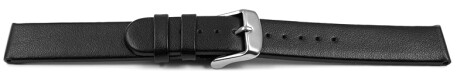 Veganes Schnellwechsel Uhrenarmband aus Apfelfaser schwarz 14mm Stahl