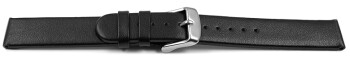 Veganes Schnellwechsel Uhrenarmband aus Apfelfaser schwarz 14mm Stahl