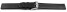 Veganes Schnellwechsel Uhrenarmband aus Apfelfaser schwarz 14mm Stahl