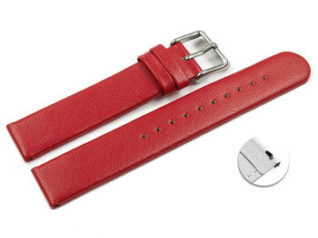 Veganes Schnellwechsel Uhrenarmband aus Apfelfaser rot 12mm Schwarz