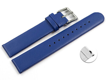 Veganes Schnellwechsel Uhrenarmband aus Apfelfaser blau 12mm Stahl