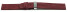 Veganes Schnellwechsel Uhrenarmband Kippfaltschließe aus Kork bordeaux 16mm Schwarz