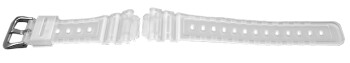 Casio Uhrenband Resin weiß transparent für...