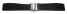 Schnellwechsel Uhrenband Faltschließe Silikon Stripes schwarz 20mm