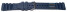 Schnellwechsel Uhrenarmband Silikon Sport blau 22mm Stahl