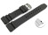Schnellwechsel Uhrenarmband Silikon Sport grau 18mm Schwarz