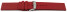 Schnellwechsel Uhrenband Silikon Glatt rot 20mm Schwarz