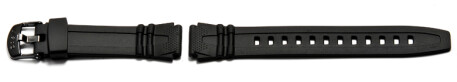Uhrenarmband Casio für HDD-600, HDD-600G, Kunststoff, schwarz