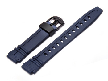 Uhrenarmband Casio für HDD-600C, Kunststoff, blau