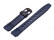 Uhrenarmband Casio für HDD-600C, Kunststoff, blau