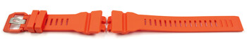 Uhrenarmband Casio Resin rot orange für GBA-800-4A