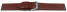 Veganes Uhrenband aus Kaktus Bordeaux 16mm Gold