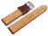 Veganes Uhrenband aus Kaktus Bordeaux 16mm Gold