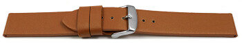 Veganes Uhrenband aus Kaktus hellbraun 24mm Gold