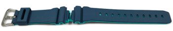 Uhrenband Casio marineblau innen türkis für DW-5600CC-2 aus Resin