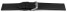 Veganes Uhrenband aus Kaktus schwarz 14mm Stahl