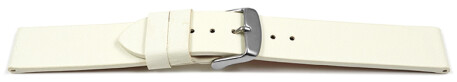 Veganes Uhrenband aus Kaktus weiß 22mm Gold