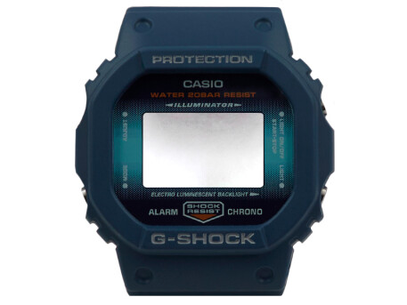 Uhrengehäuse Casio G-Shock marineblau DW-5600CC-2 mit Mineralglas