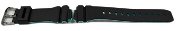 Uhrenarmband Casio G-Shock schwarz innen türkis DW-5600CMB-1 aus Resin