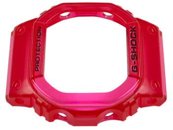 Casio Bezel Resin rot transparent DW-5600SB-4