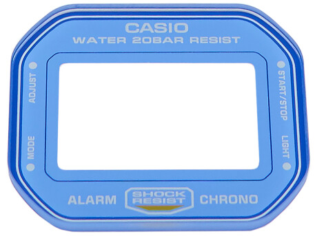 Casio Ersatzglas transparent blau DW-5600WB-7 G-Shock Uhrenglas