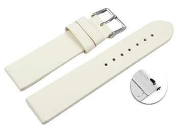 Veganes Schnellwechsel Uhrenband aus Kaktus weiß 24mm Gold
