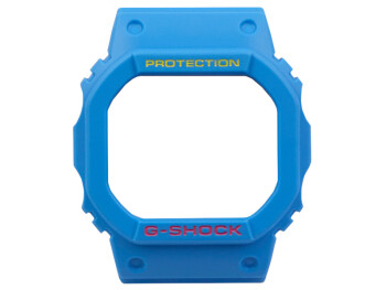 Bezel Casio blau DW-5600TB-4B aus Resin Ersatz Lünette