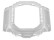 Casio G-Shock Lünette transparent weiße Schrift DW-B5600G-7 Ersatz Bezel