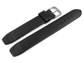 XL Uhrenband offenes Bandende zum kleben 14mm Schwarz