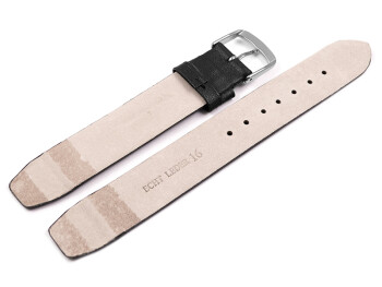 XL Uhrenband offenes Bandende zum kleben 14mm Schwarz