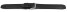 XL Uhrenband offenes Bandende zum kleben 14mm Schwarz