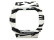 Casio G-Shock Tiger Stripes Bezel DW-D5600BW-7 Ersatz Lünette mit Animal Print