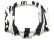 Casio G-Shock Tiger Stripes Bezel DW-D5600BW-7 Ersatz Lünette mit Animal Print