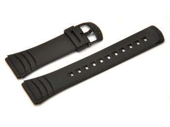 Uhrenarmband Casio für DBC-32, DBC-32C, Kunststoff, schwarz
