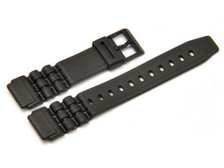 Uhrenarmband Casio für W-87H-1, Kunststoff, schwarz