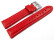 Uhrenarmband echt Leder glatt rot wN 18mm 20mm 22mm 24mm 26mm 28mm