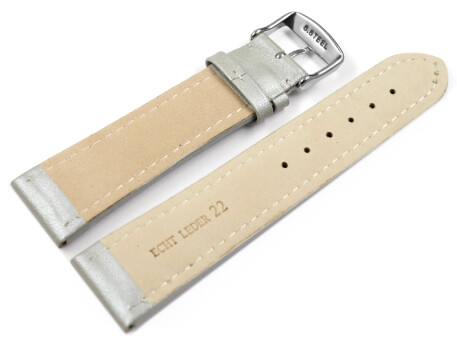 Uhrenarmband - Echt Leder - Kroko Prägung - Rot -  Produktbild-Vorschau 8