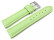 Uhrenarmband echt Leder glatt pistazie wN 18mm Stahl