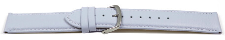 Uhrenarmband Flieder glattes Leder leicht gepolstert 12-28 mm