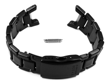 Uhrenarmband Casio für MTG-910D-2V, Edelstahl, schwarz