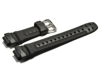 Uhrenarmband Casio für G-314RL-1AV, Kunststoff/Leder, schwarz