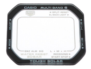 Casio G-Shock Uhrenglas GW-M5610BW-7 Ersatzglas