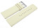 Uhrenarmband Leder glatt Creme 30mm