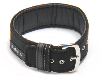 Uhrenarmband Casio für BG-3002V-1ER, BG-3002V, Textil, schwarz