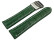 Faltschließe Uhrenarmband Leder Kroko grün wN 26mm Stahl